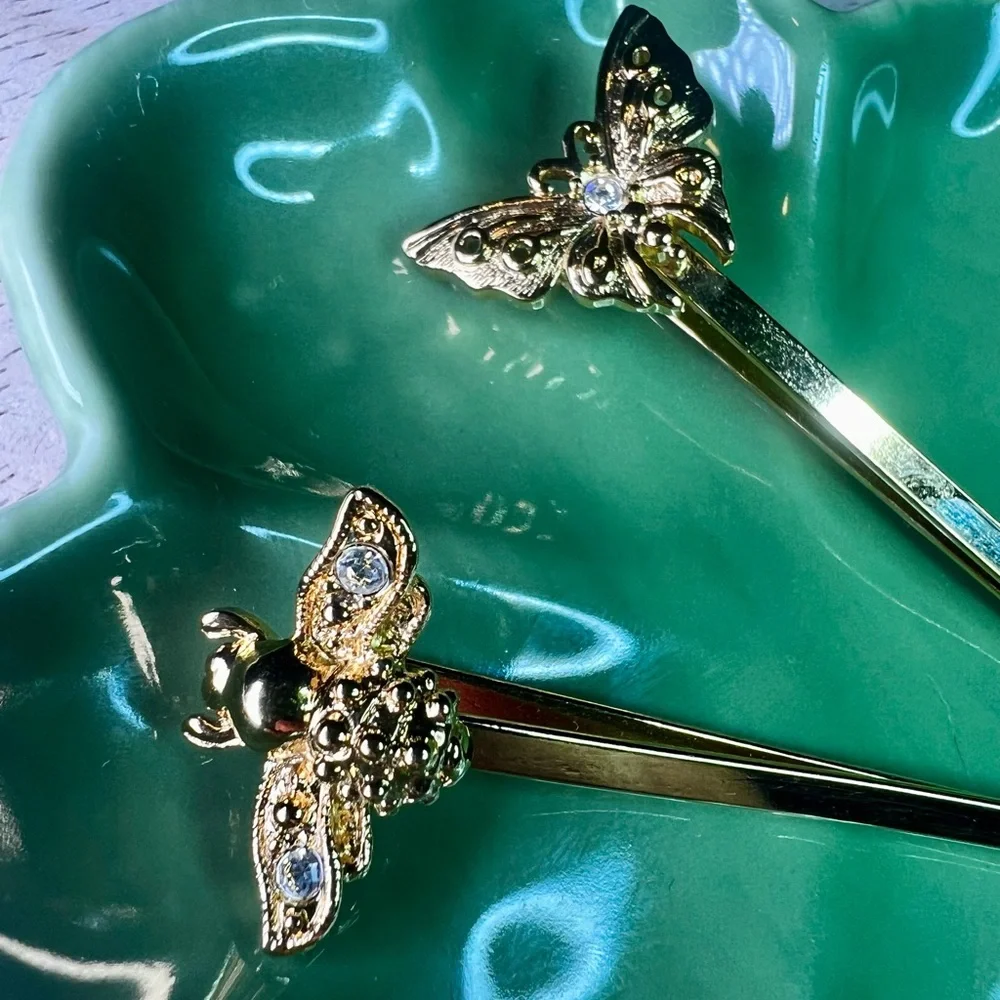 Vintage 90’s Avon Garden Friends Hair Bobby Pins - Picture 3 of 3